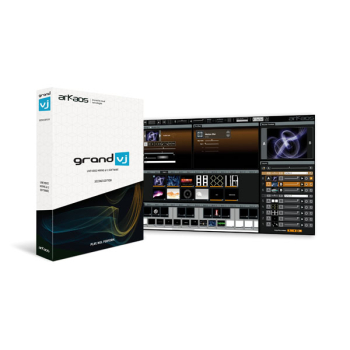 Arkaos Grand VJ 2.5 Video Mixing Software - Midi controllable - Box