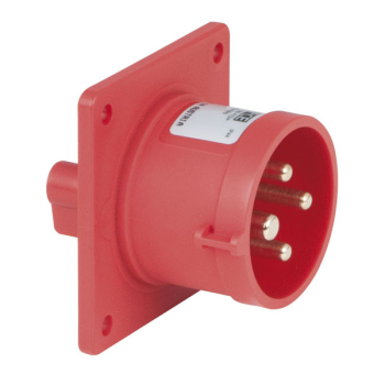 PCE CEE 16A 400V 4p Socket Male Red, IP44